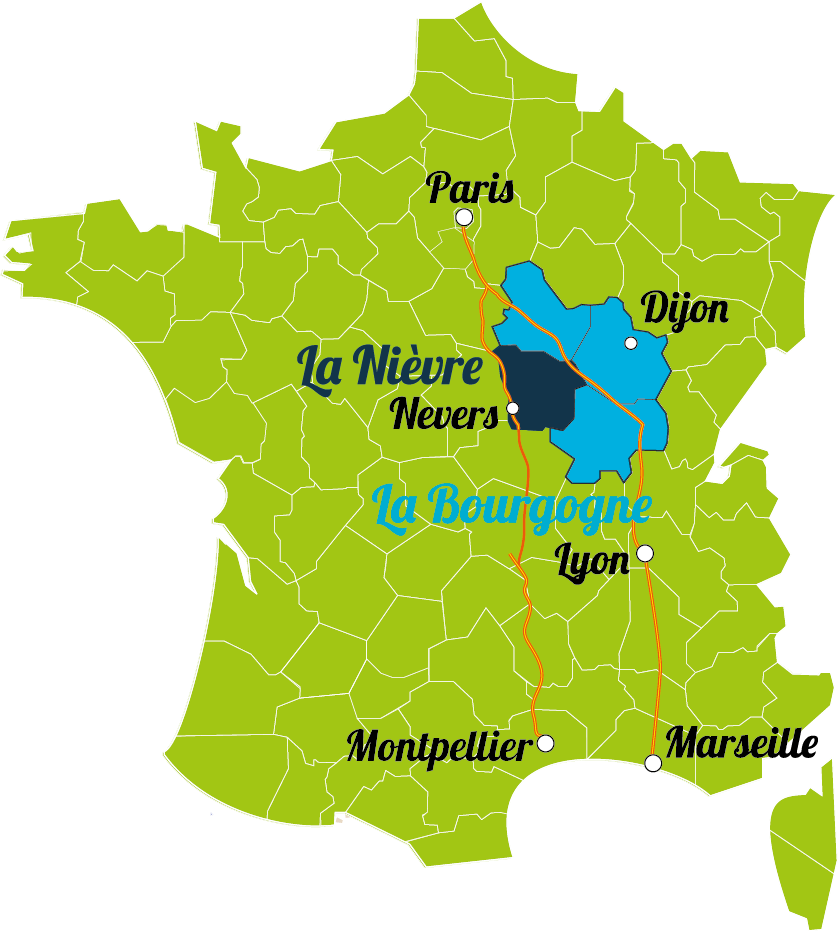 Carte de la France
