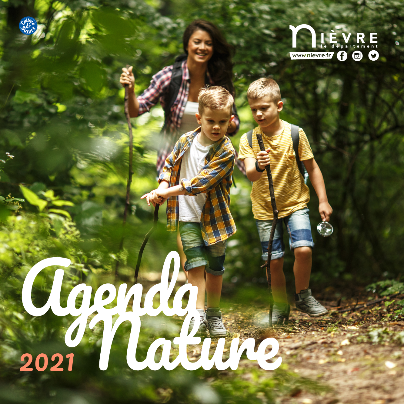Visuel Agenda Nature 1000×1000 pixels